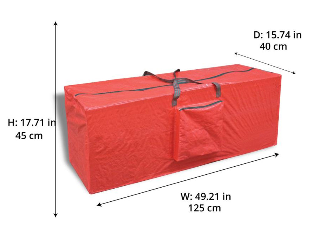 Christmas Tree Storage Bag with Handles Plus Side Pocket for Decorations Lights Christmas Tree Storage Bag with Handles Plus Side Pocket for Decorations Lights